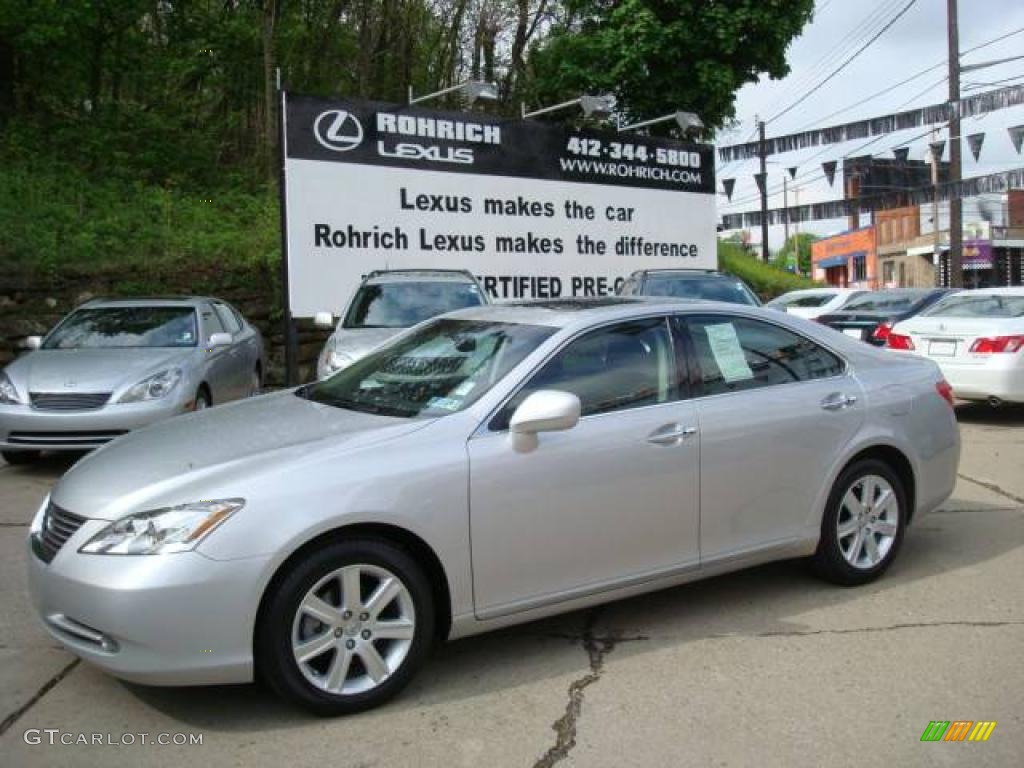 2007 ES 350 - Tungsten Silver Metallic / Black photo #1