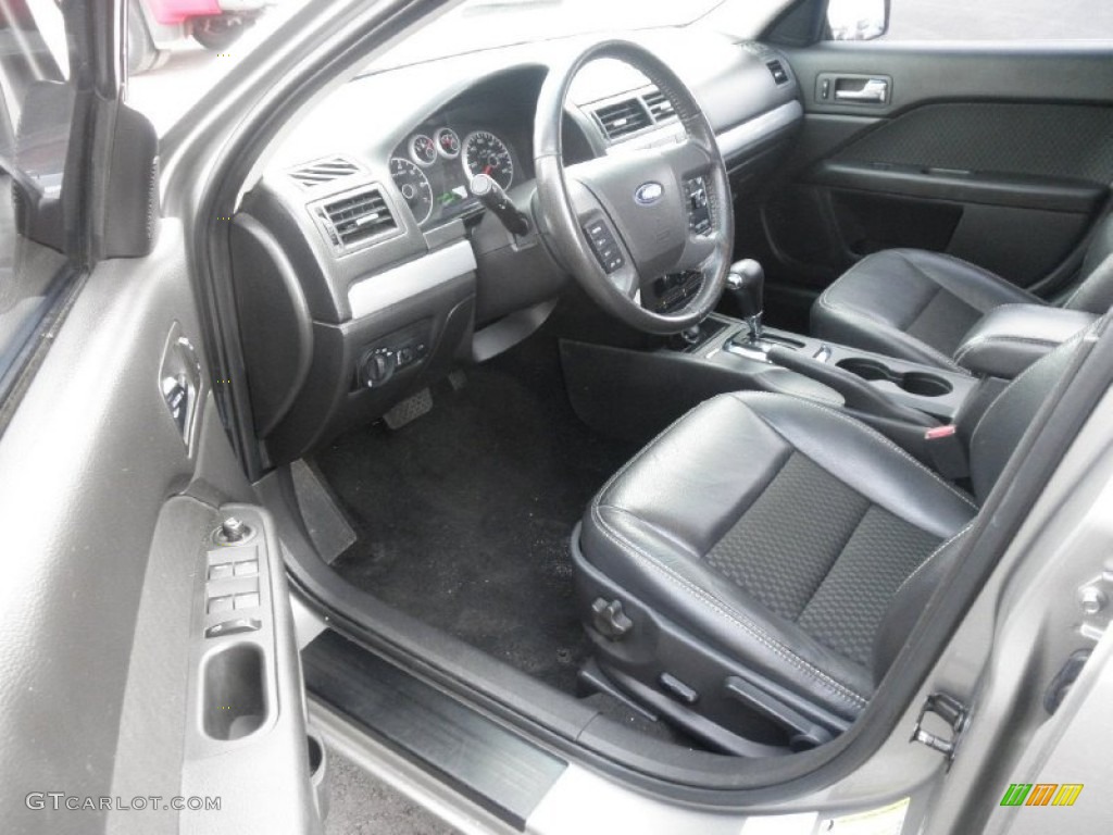 Charcoal Black Interior 2009 Ford Fusion SE V6 Photo #86372121
