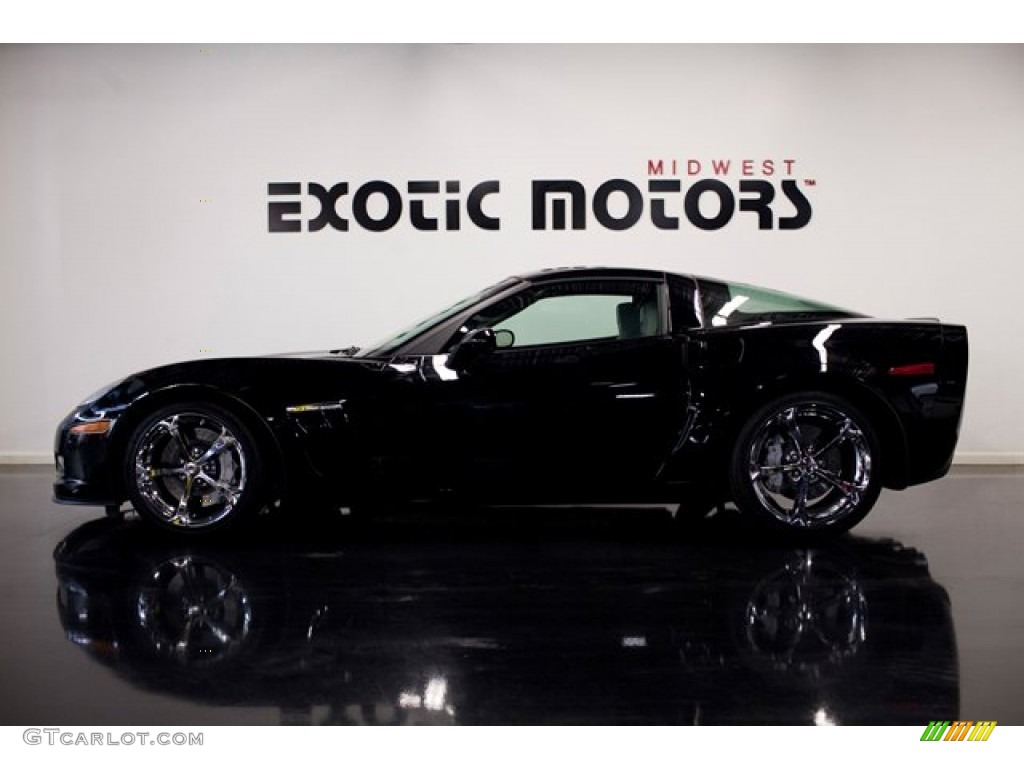 2013 Corvette Grand Sport Coupe - Black / Titanium Gray photo #1