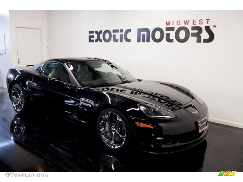 2013 Corvette Grand Sport Coupe - Black / Titanium Gray photo #3