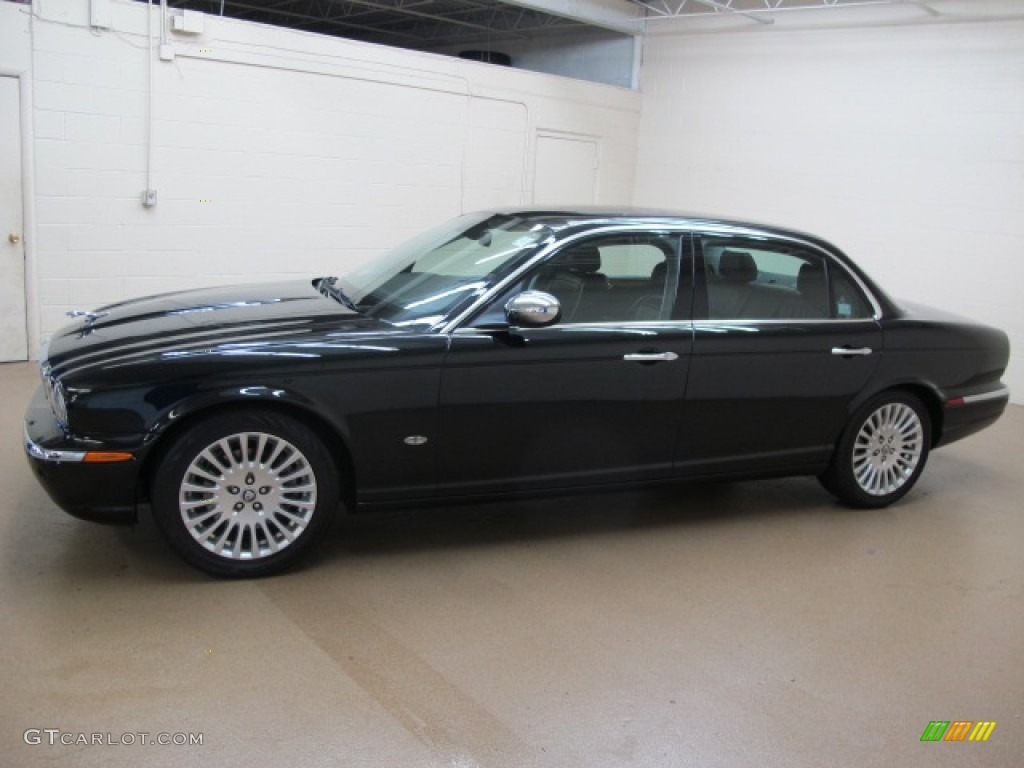 Ebony Black 2007 Jaguar XJ Vanden Plas Exterior Photo #86372553