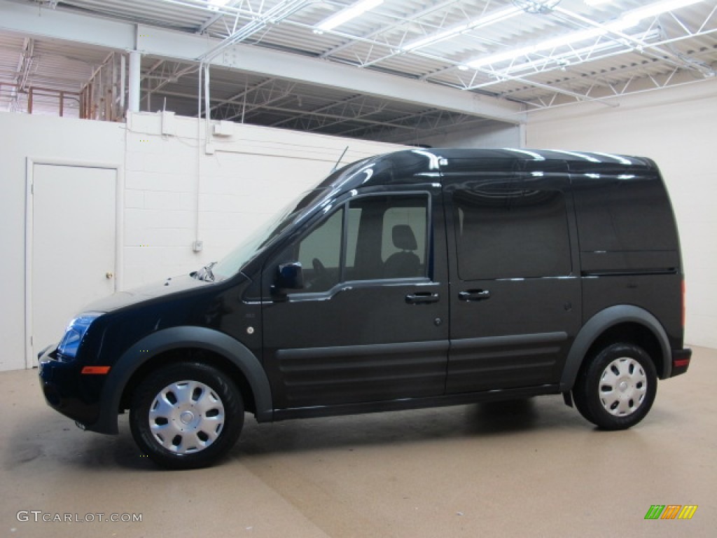 Panther Black Metallic 2012 Ford Transit Connect XLT Wagon Exterior Photo #86373720
