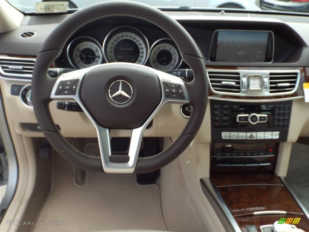 2014 E 350 Sport Sedan - designo Magno Alanite Grey / Silk Beige/Espresso Brown photo #9