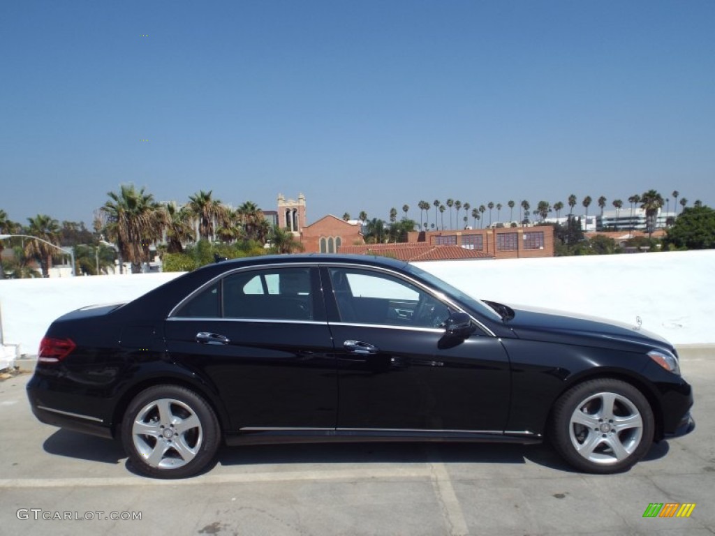 2014 E 350 Sedan - Black / Black photo #3