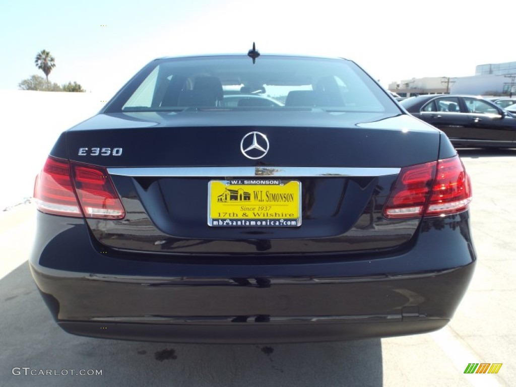 2014 E 350 Sedan - Black / Black photo #5