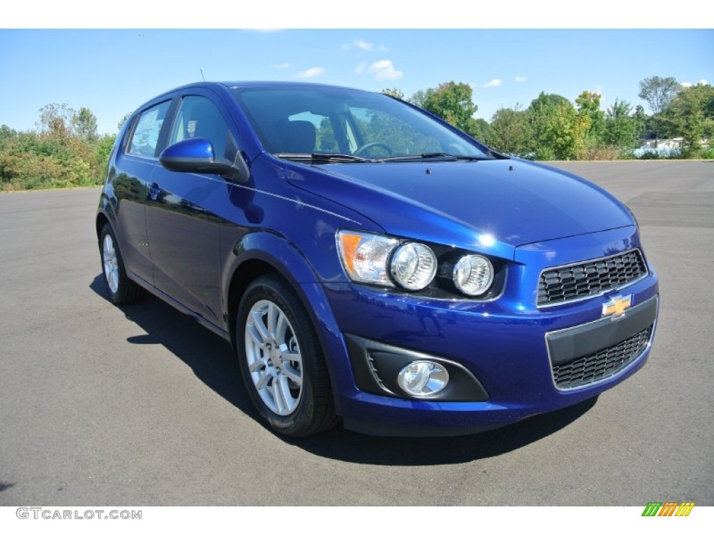 Blue Topaz Metallic 2013 Chevrolet Sonic LT Hatch Exterior Photo #86373999