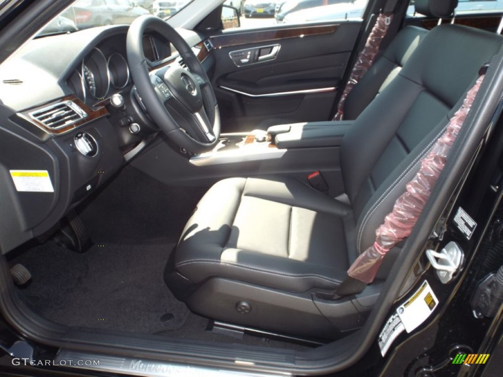 2014 E 350 Sedan - Black / Black photo #7