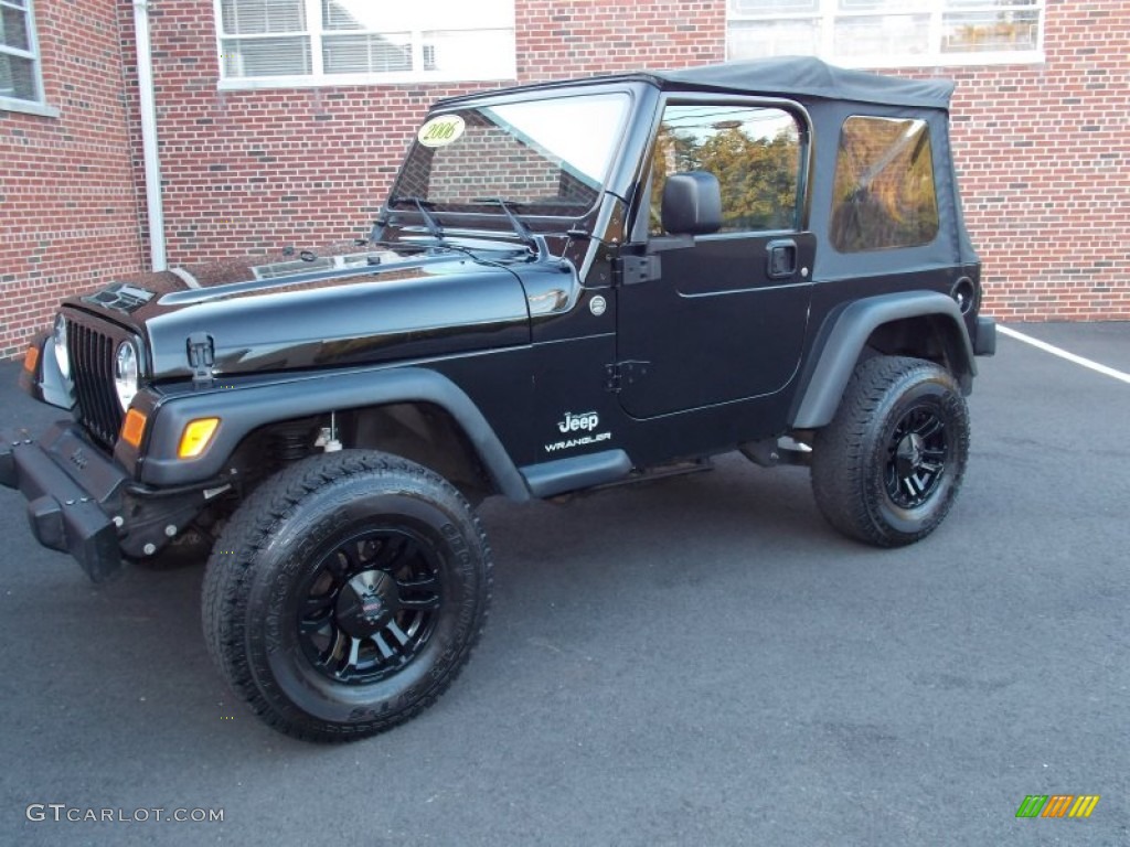 2006 Wrangler SE 4x4 - Black / Dark Slate Gray photo #1