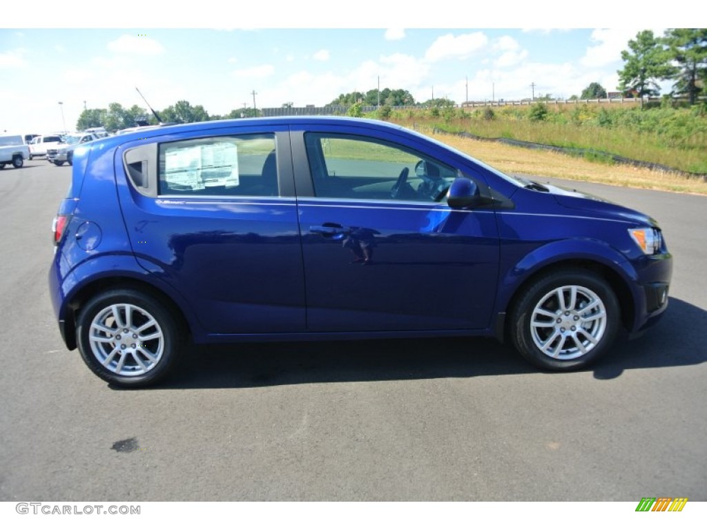Blue Topaz Metallic 2013 Chevrolet Sonic LT Hatch Exterior Photo #86374128