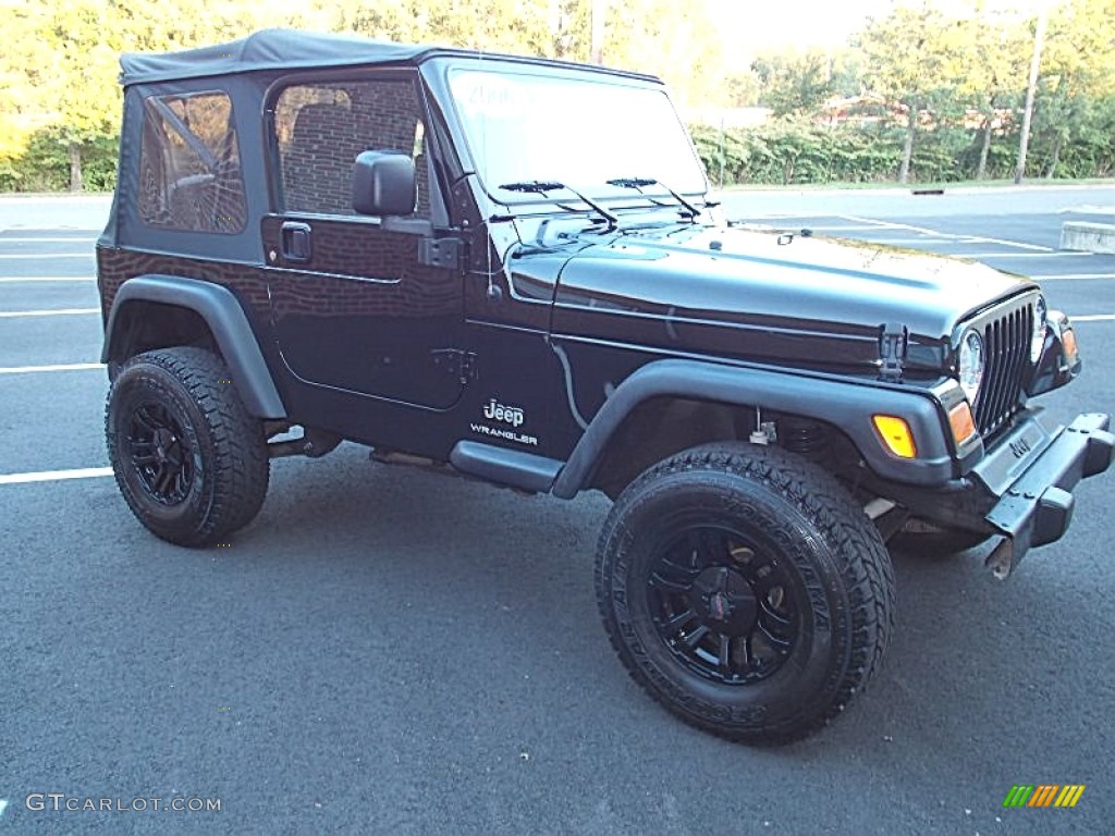 2006 Wrangler SE 4x4 - Black / Dark Slate Gray photo #3