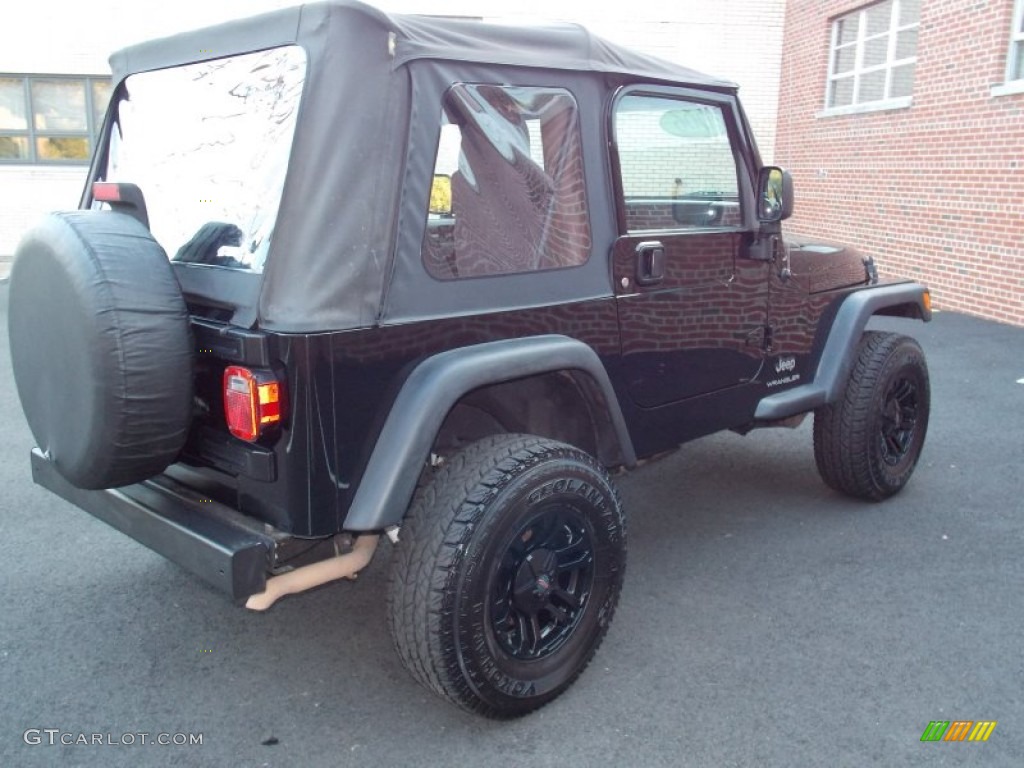 2006 Wrangler SE 4x4 - Black / Dark Slate Gray photo #4