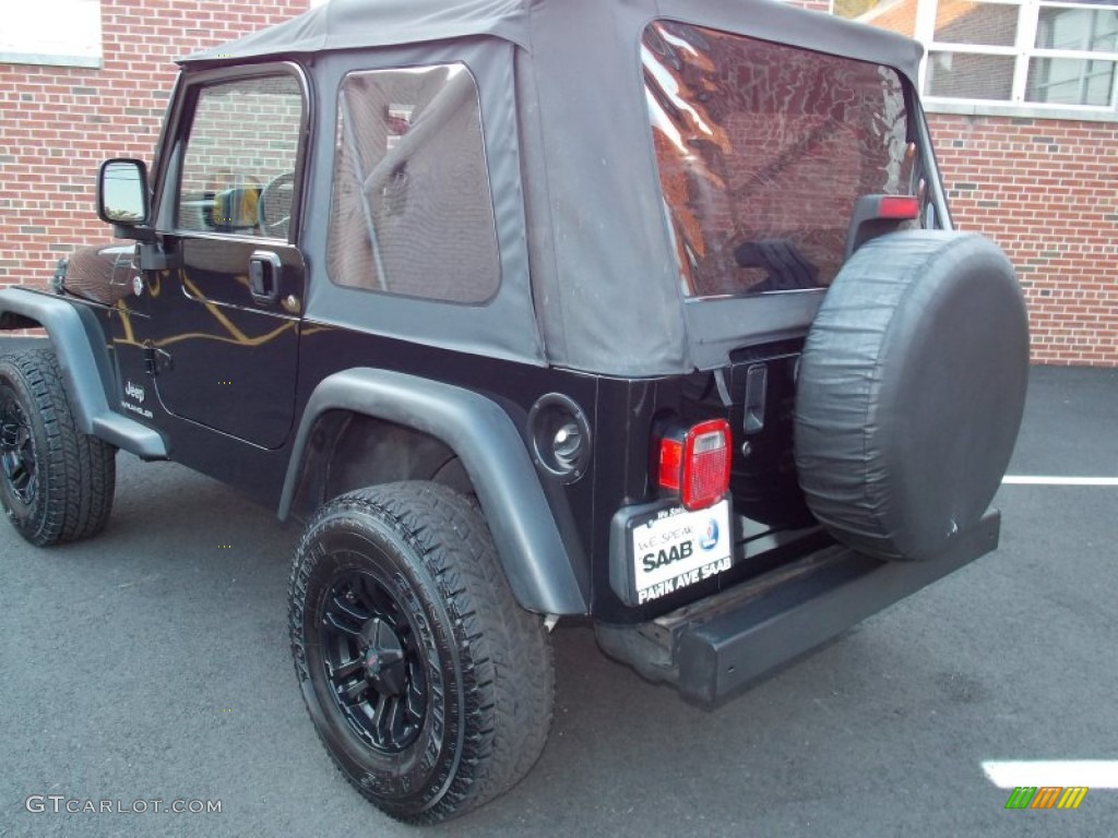 2006 Wrangler SE 4x4 - Black / Dark Slate Gray photo #5