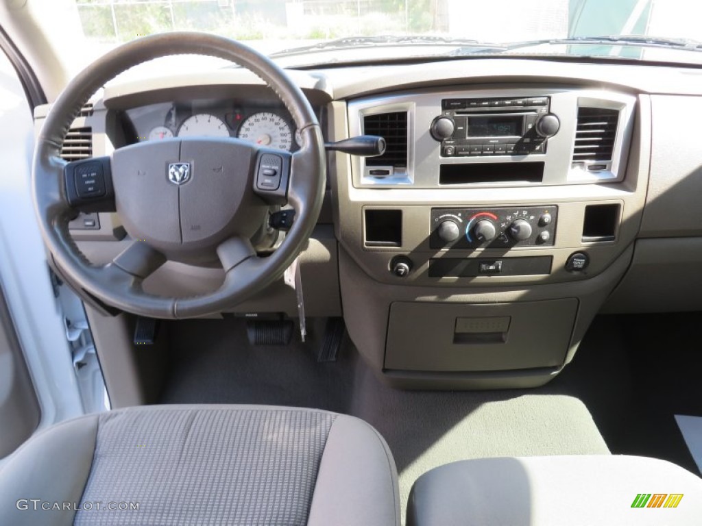 2008 Ram 1500 Lone Star Edition Quad Cab - Bright White / Khaki photo #32