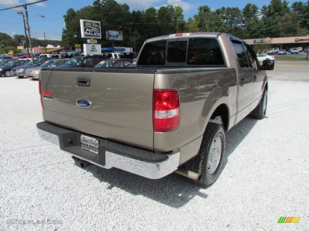 2004 F150 XLT SuperCrew 4x4 - Arizona Beige Metallic / Tan photo #9