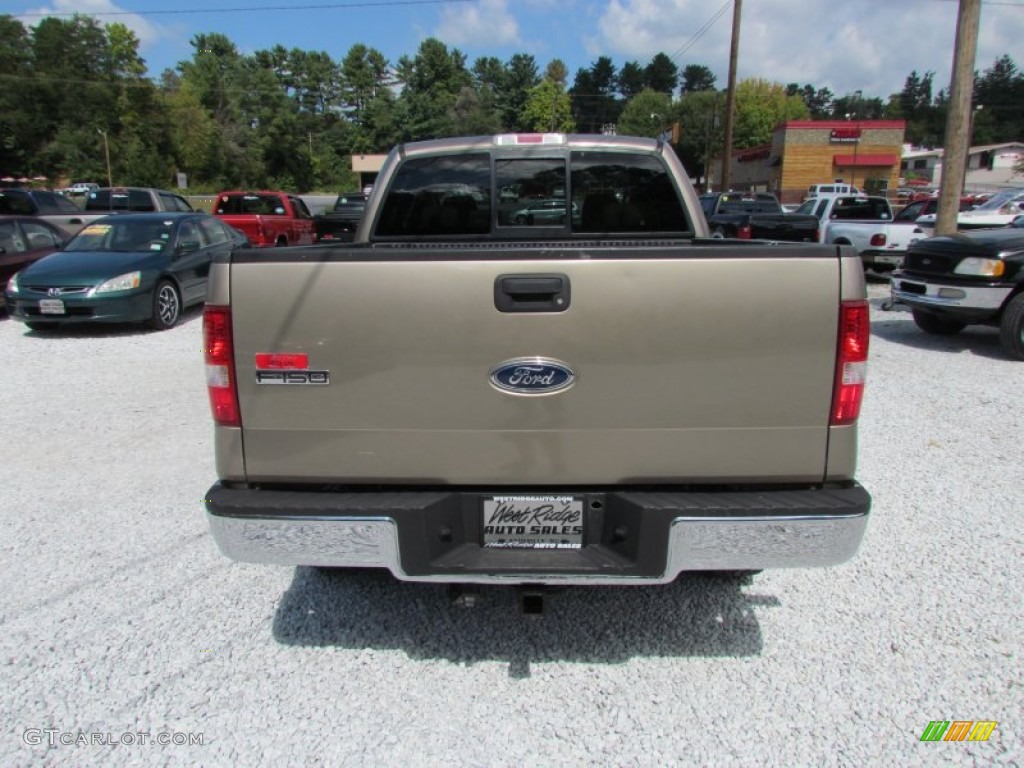 2004 F150 XLT SuperCrew 4x4 - Arizona Beige Metallic / Tan photo #12