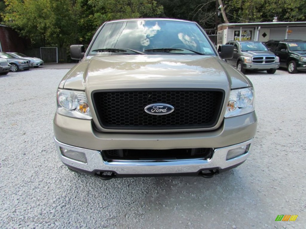 2004 F150 XLT SuperCrew 4x4 - Arizona Beige Metallic / Tan photo #23