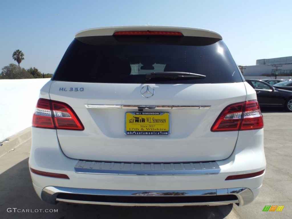 2014 ML 350 - Diamond White Metallic / Almond Beige photo #5