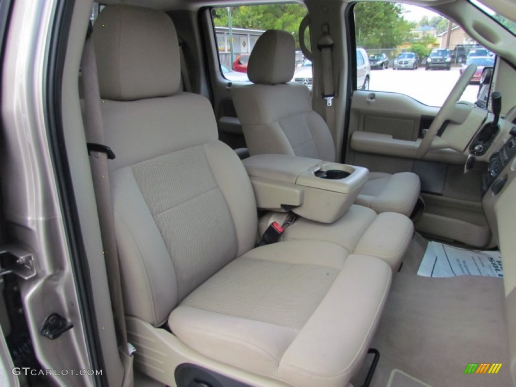 2004 F150 XLT SuperCrew 4x4 - Arizona Beige Metallic / Tan photo #25