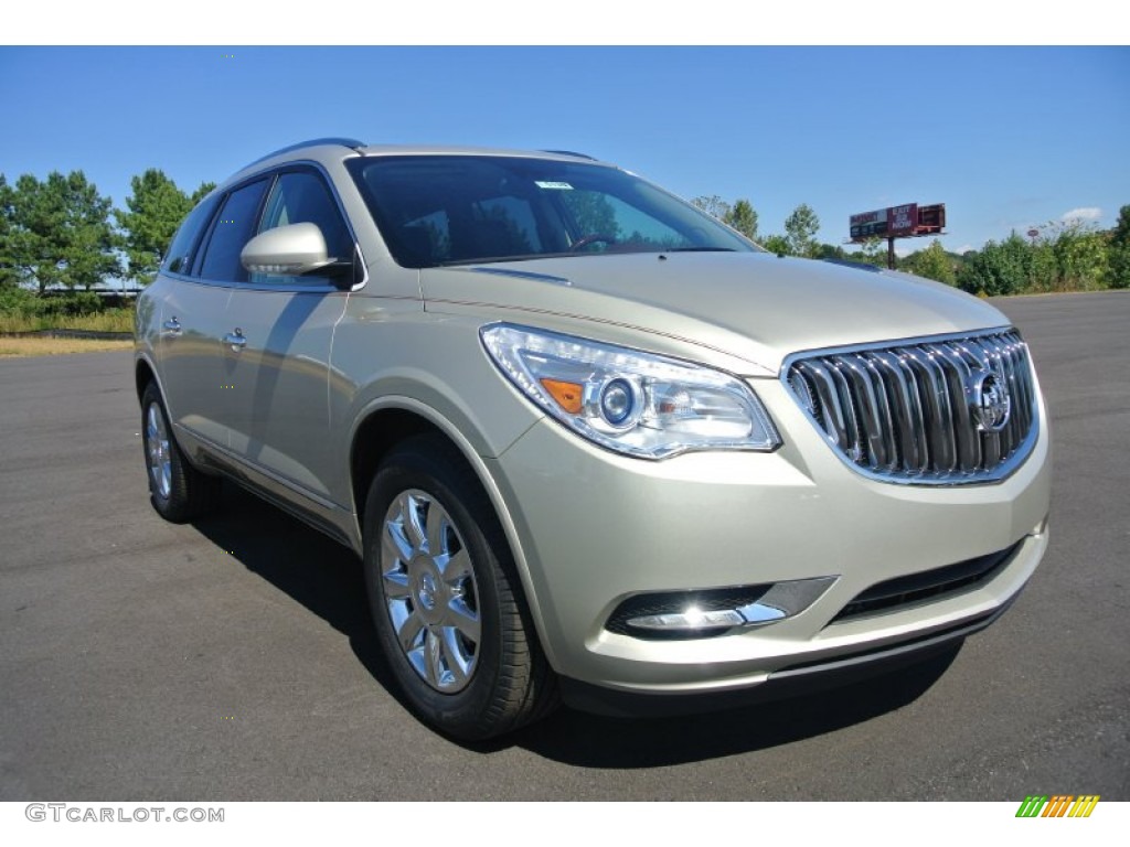 Champagne Silver Metallic 2014 Buick Enclave Leather AWD Exterior Photo #86376132