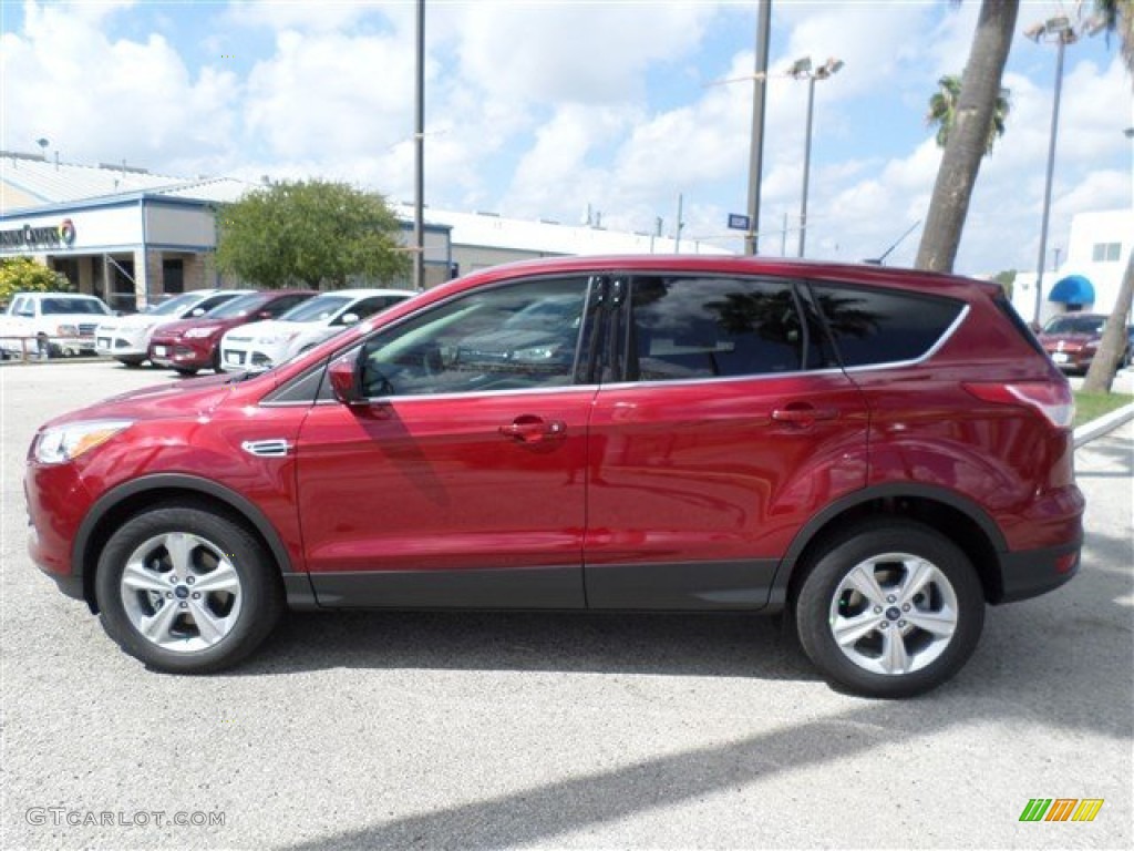 2014 Escape SE 1.6L EcoBoost - Ruby Red / Medium Light Stone photo #2