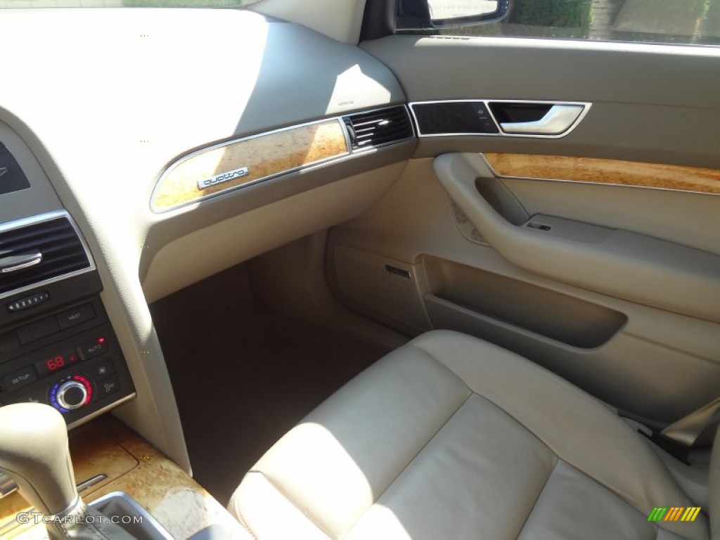 2007 A6 4.2 quattro Sedan - Night Blue Pearl / Cardamom Beige photo #13