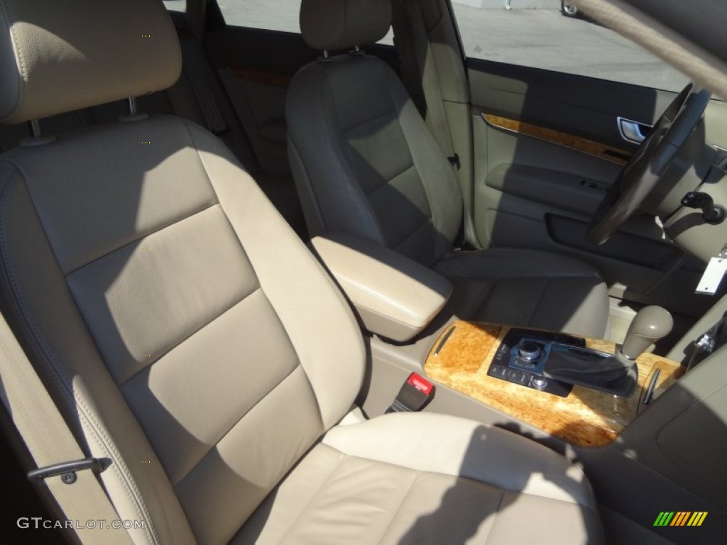 2007 A6 4.2 quattro Sedan - Night Blue Pearl / Cardamom Beige photo #14