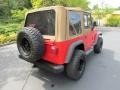 1997 Flame Red Jeep Wrangler SE 4x4  photo #5
