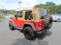 1997 Flame Red Jeep Wrangler SE 4x4  photo #7