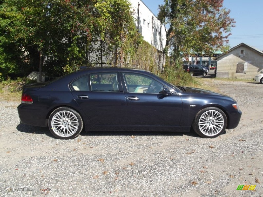 Monaco Blue Metallic 2007 BMW 7 Series 750i Sedan Exterior Photo #86377035
