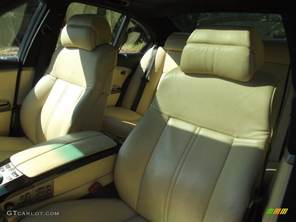 2007 7 Series 750i Sedan - Monaco Blue Metallic / Beige photo #9