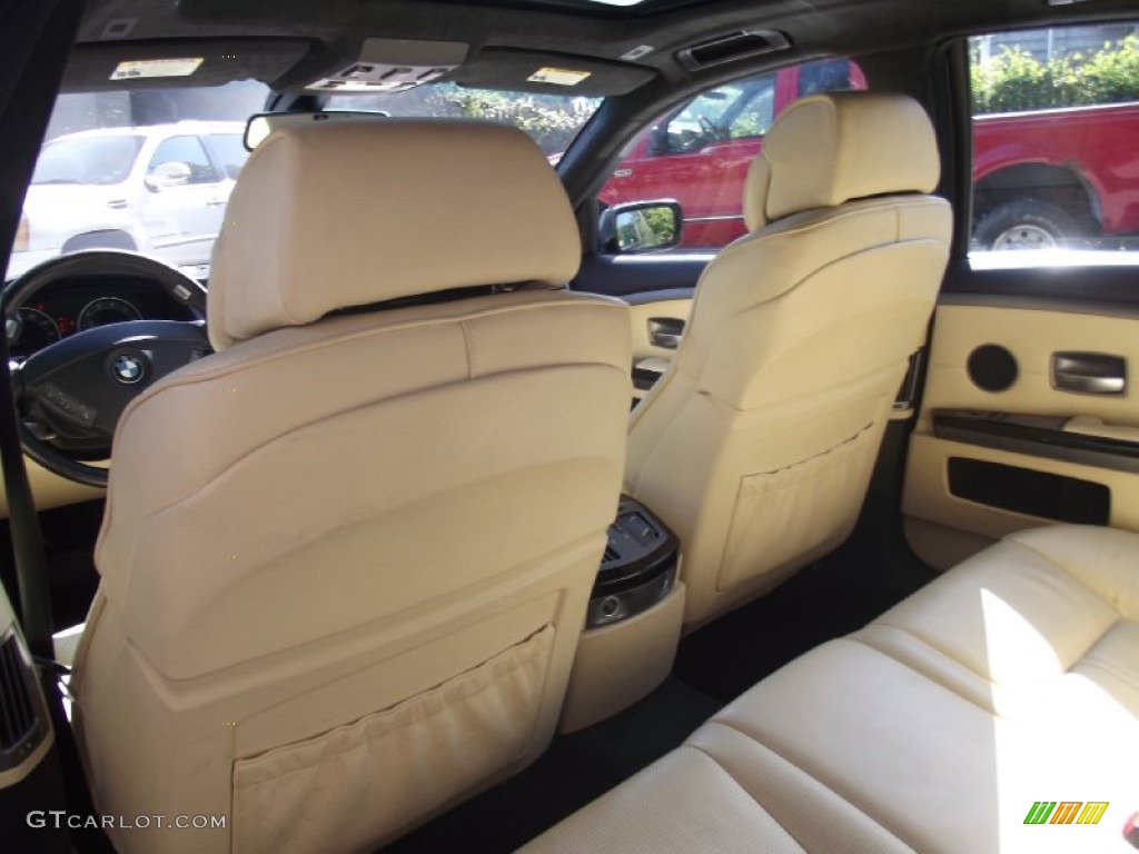 2007 7 Series 750i Sedan - Monaco Blue Metallic / Beige photo #10