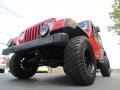 1997 Flame Red Jeep Wrangler SE 4x4  photo #12