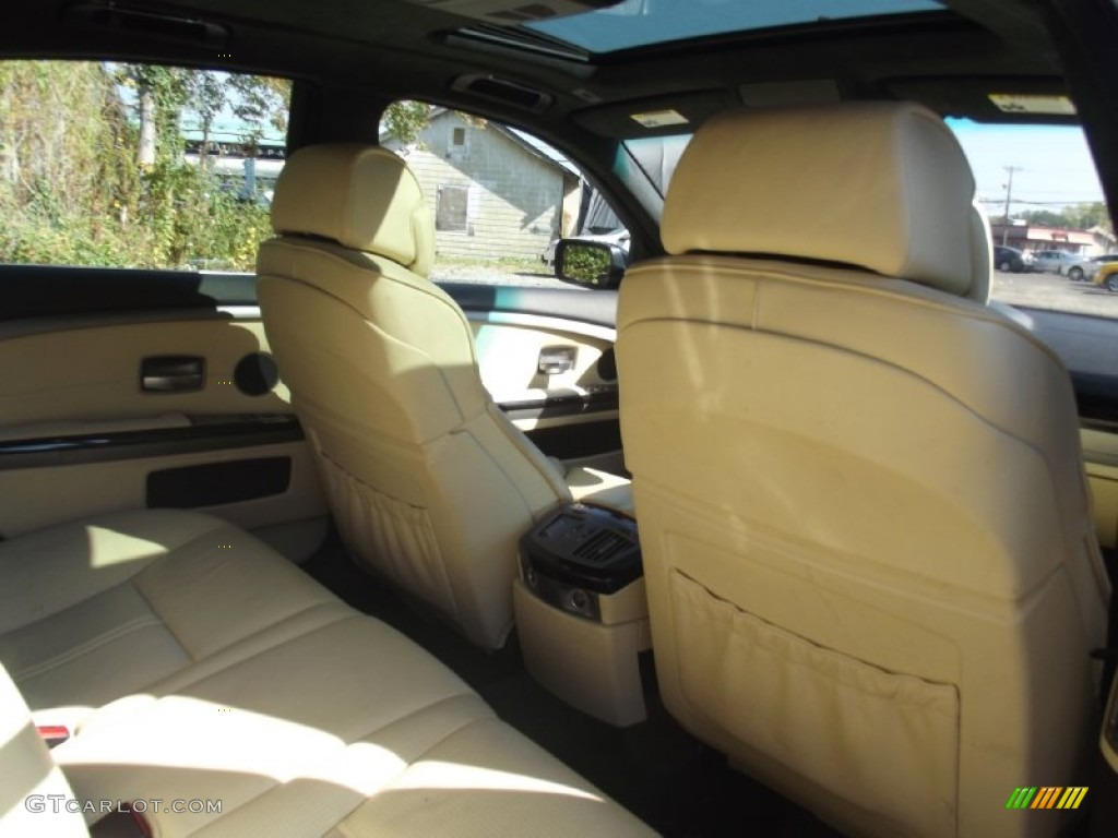 2007 7 Series 750i Sedan - Monaco Blue Metallic / Beige photo #12