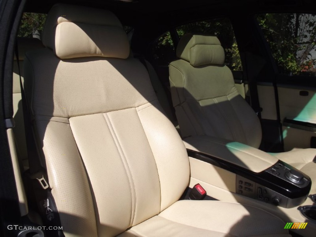 2007 7 Series 750i Sedan - Monaco Blue Metallic / Beige photo #15