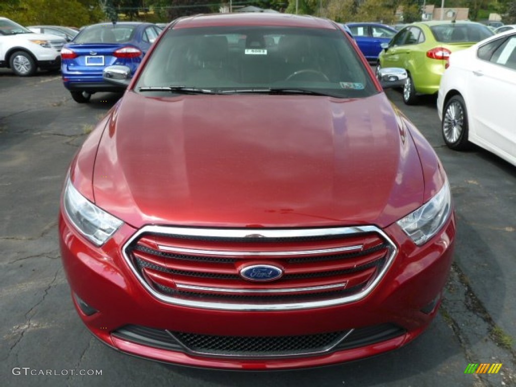 2014 Taurus Limited AWD - Ruby Red / Charcoal Black photo #6