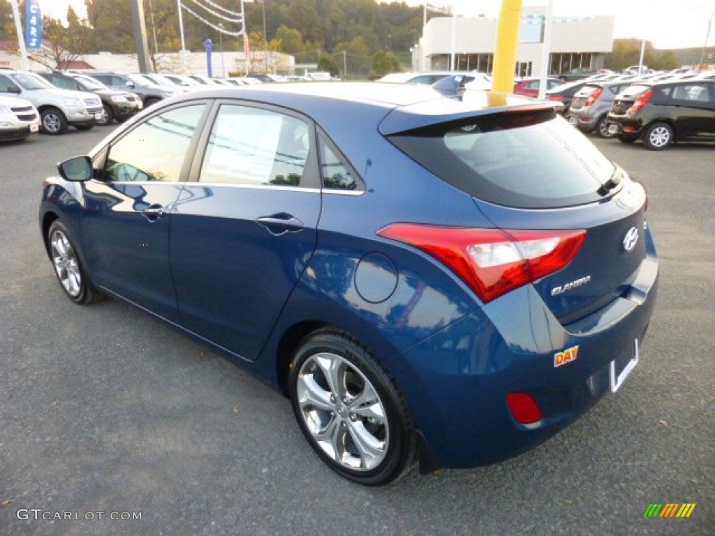 2013 Elantra GT - Windy Sea Blue / Beige photo #5