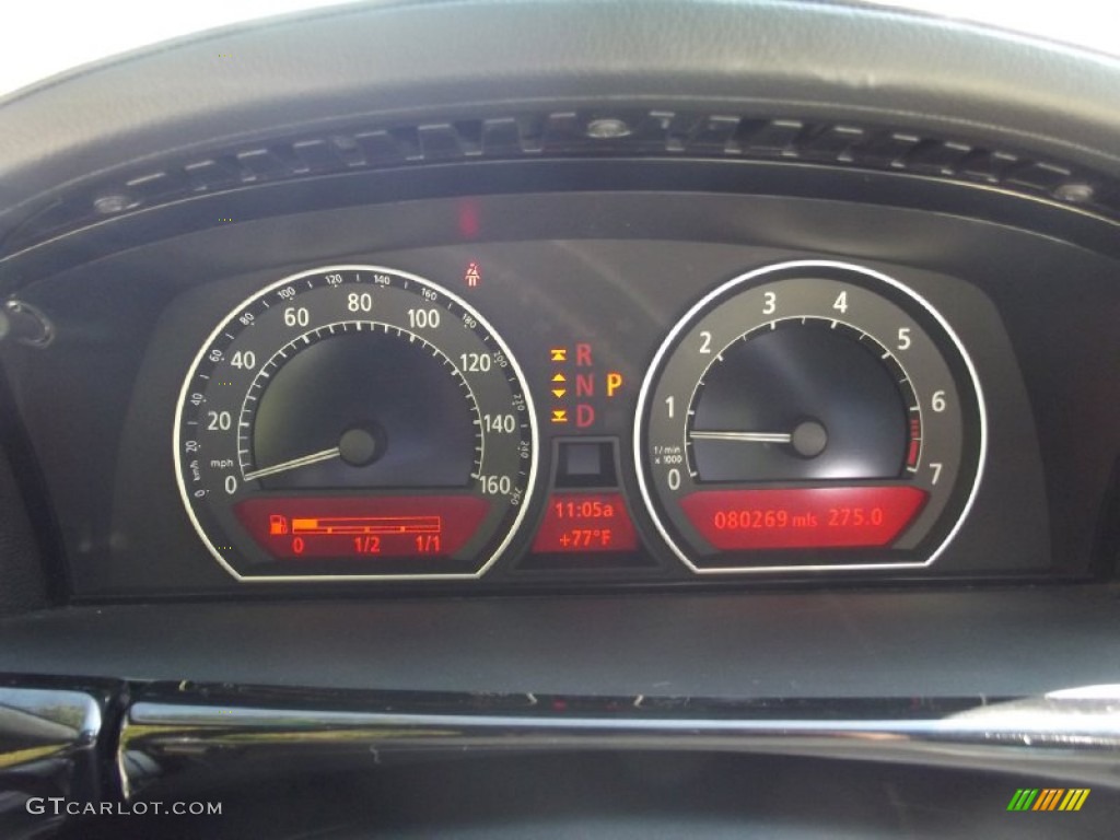 2007 BMW 7 Series 750i Sedan Gauges Photo #86377560