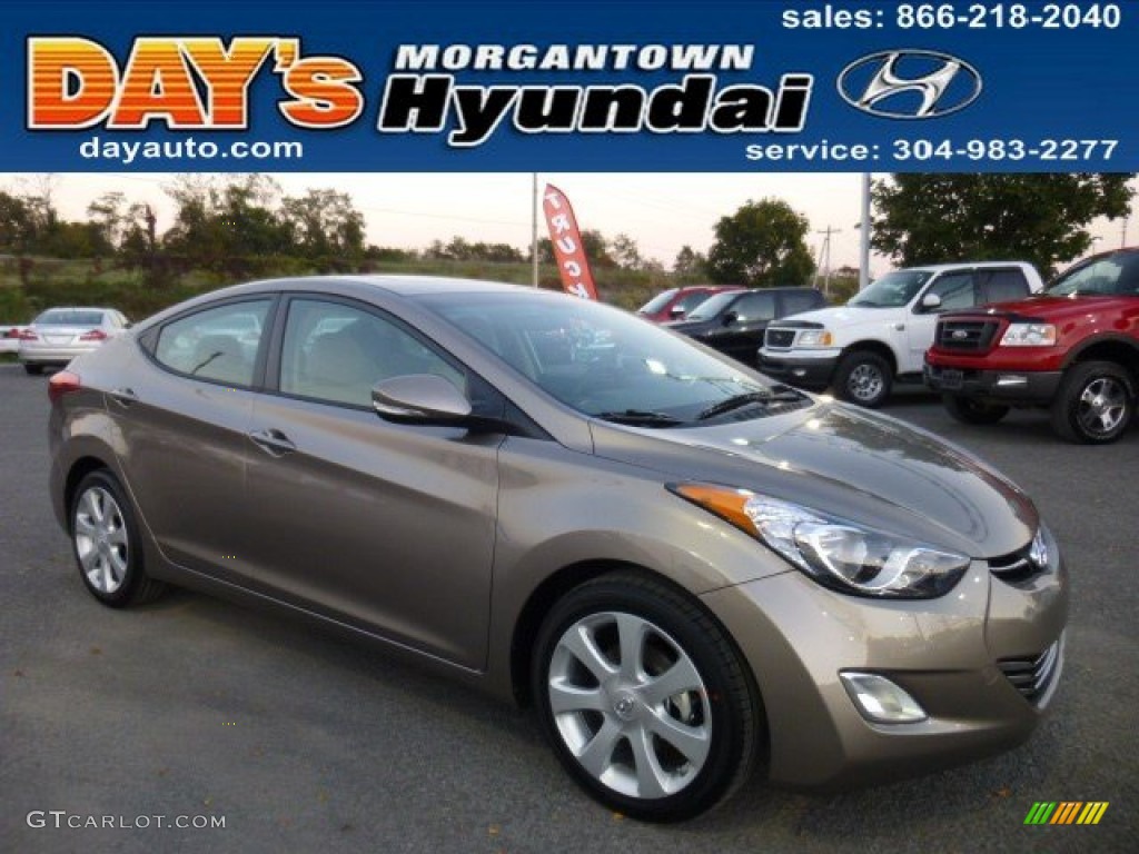 2013 Elantra Limited - Desert Bronze / Beige photo #1