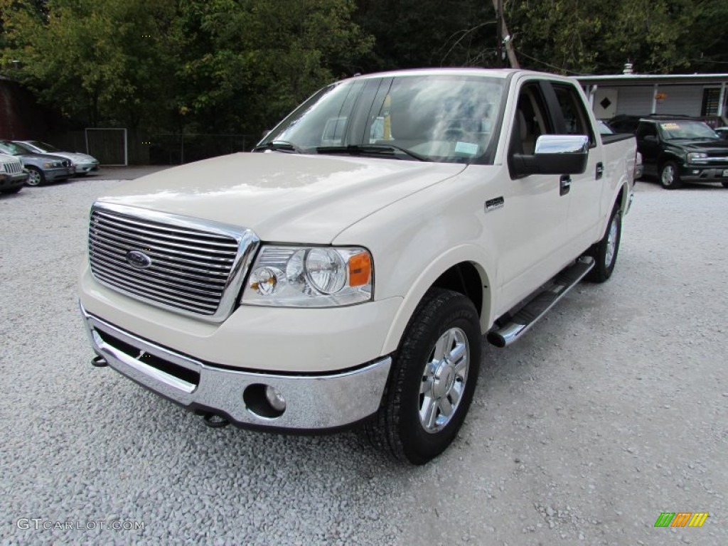 Oxford White 2008 Ford F150 Lariat SuperCrew 4x4 Exterior Photo #86377827