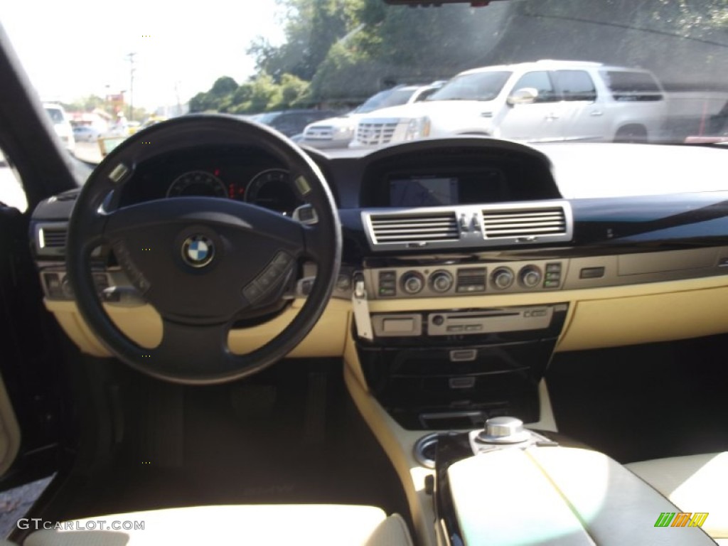 2007 7 Series 750i Sedan - Monaco Blue Metallic / Beige photo #48
