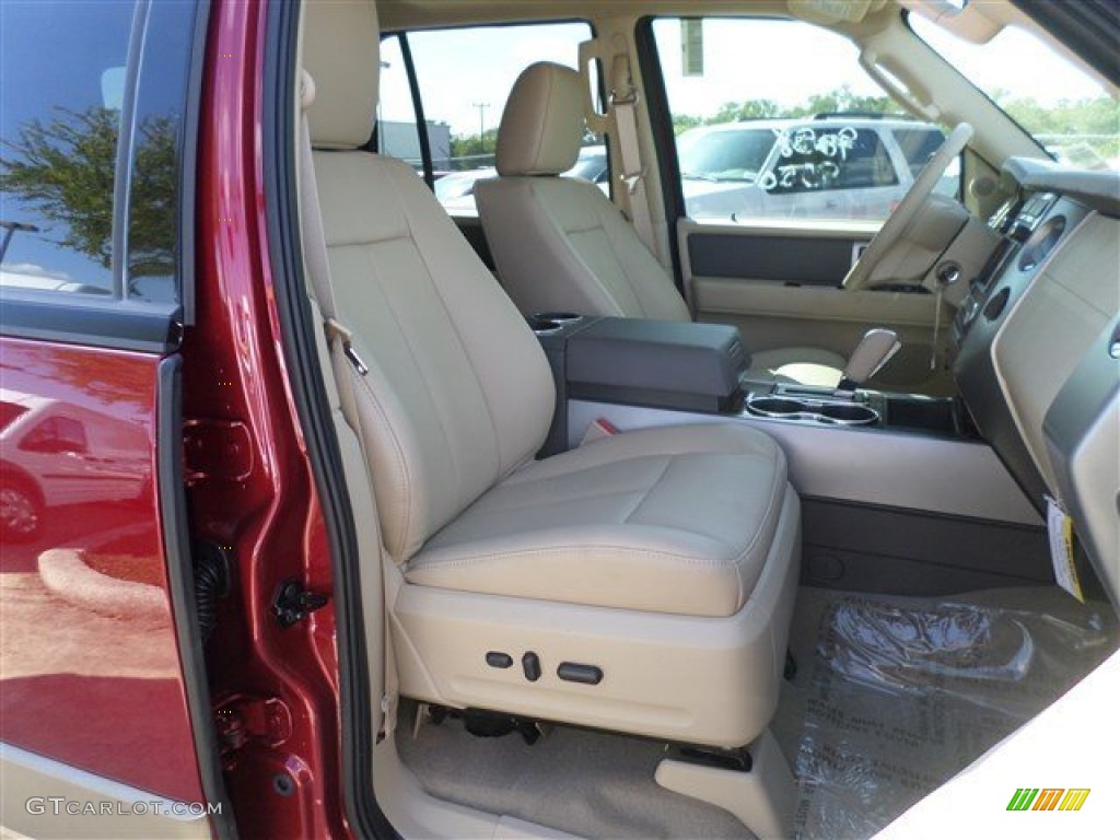 2014 Expedition XLT - Ruby Red / Camel photo #11