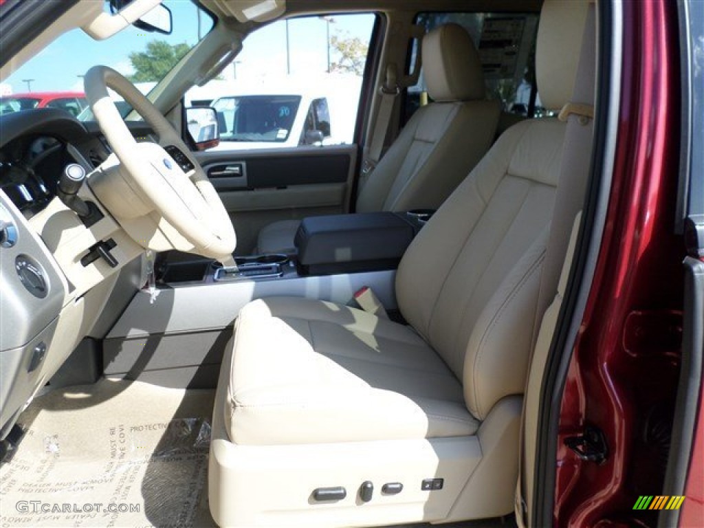 2014 Expedition XLT - Ruby Red / Camel photo #24