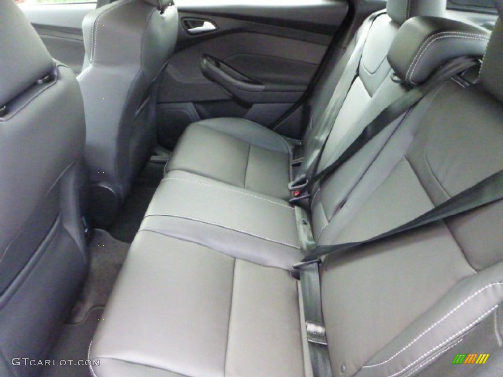 ST Charcoal Black Recaro Sport Seats Interior 2014 Ford Focus ST Hatchback Photo #86378634