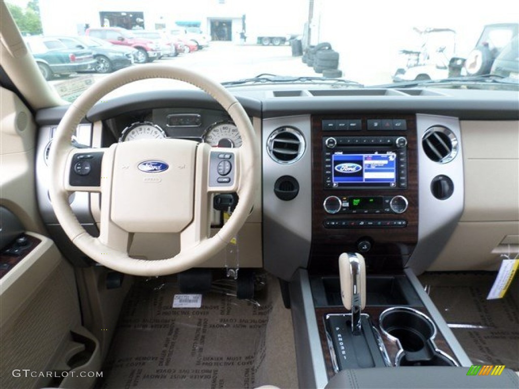 2014 Ford Expedition XLT Camel Dashboard Photo #86378811