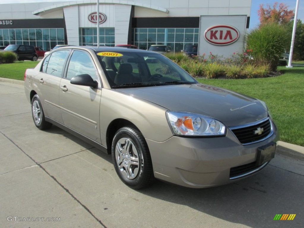 2007 Malibu LS Sedan - Sandstone Metallic / Cashmere Beige photo #1
