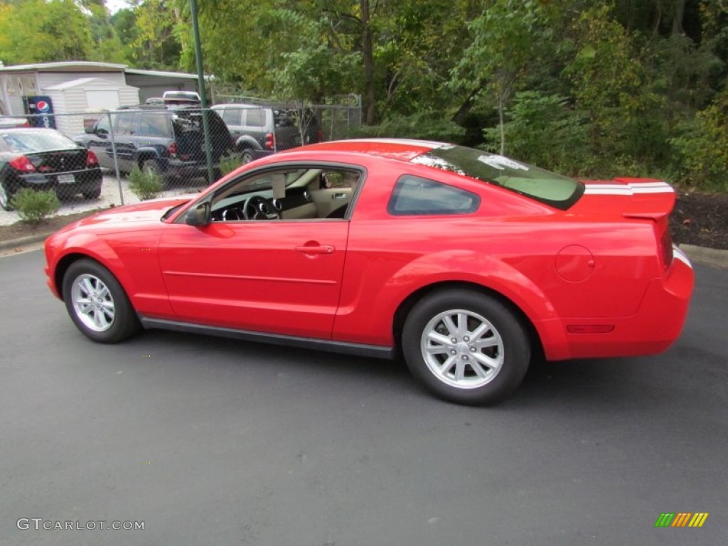 Torch Red 2008 Ford Mustang V6 Premium Coupe Exterior Photo #86379255