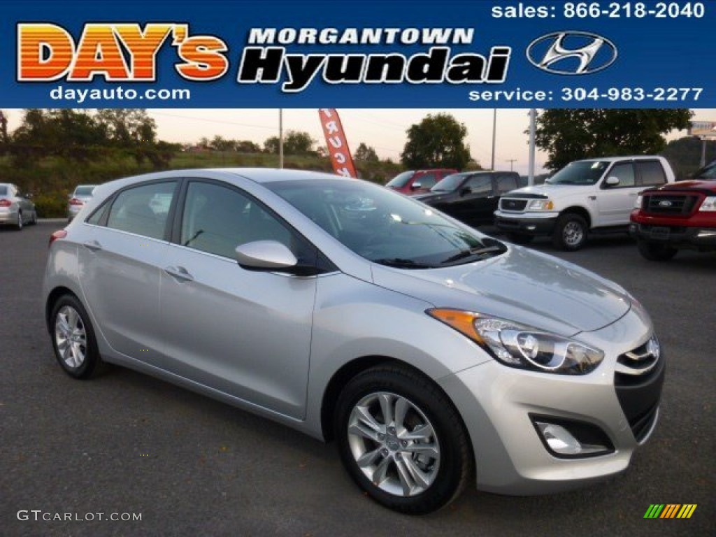 2013 Elantra GT - Silver / Black photo #1