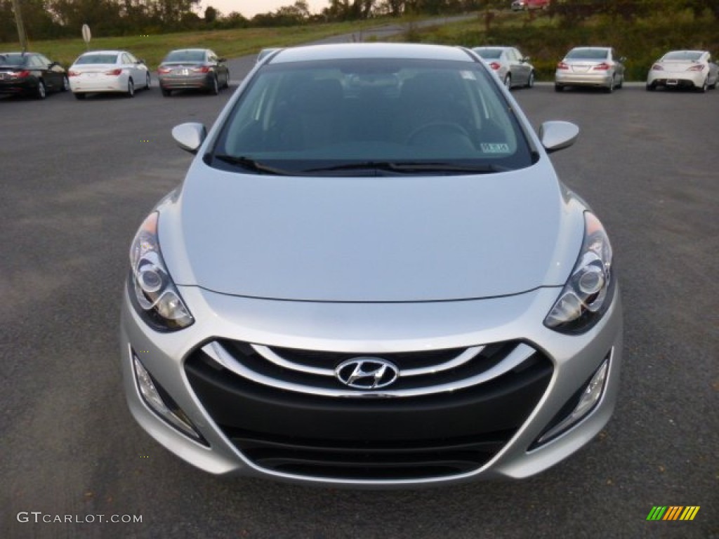 2013 Elantra GT - Silver / Black photo #2