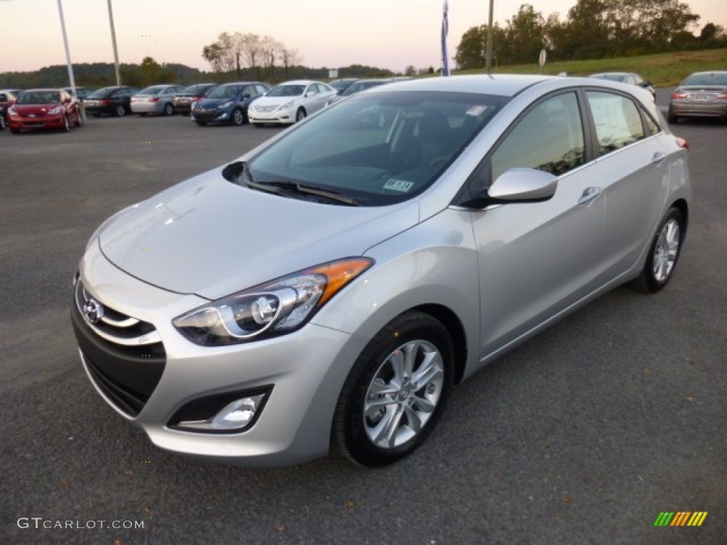 2013 Elantra GT - Silver / Black photo #3