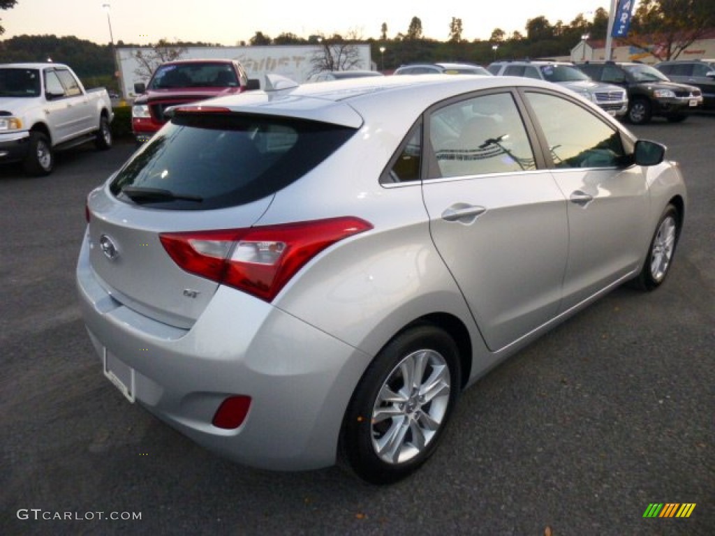 2013 Elantra GT - Silver / Black photo #7